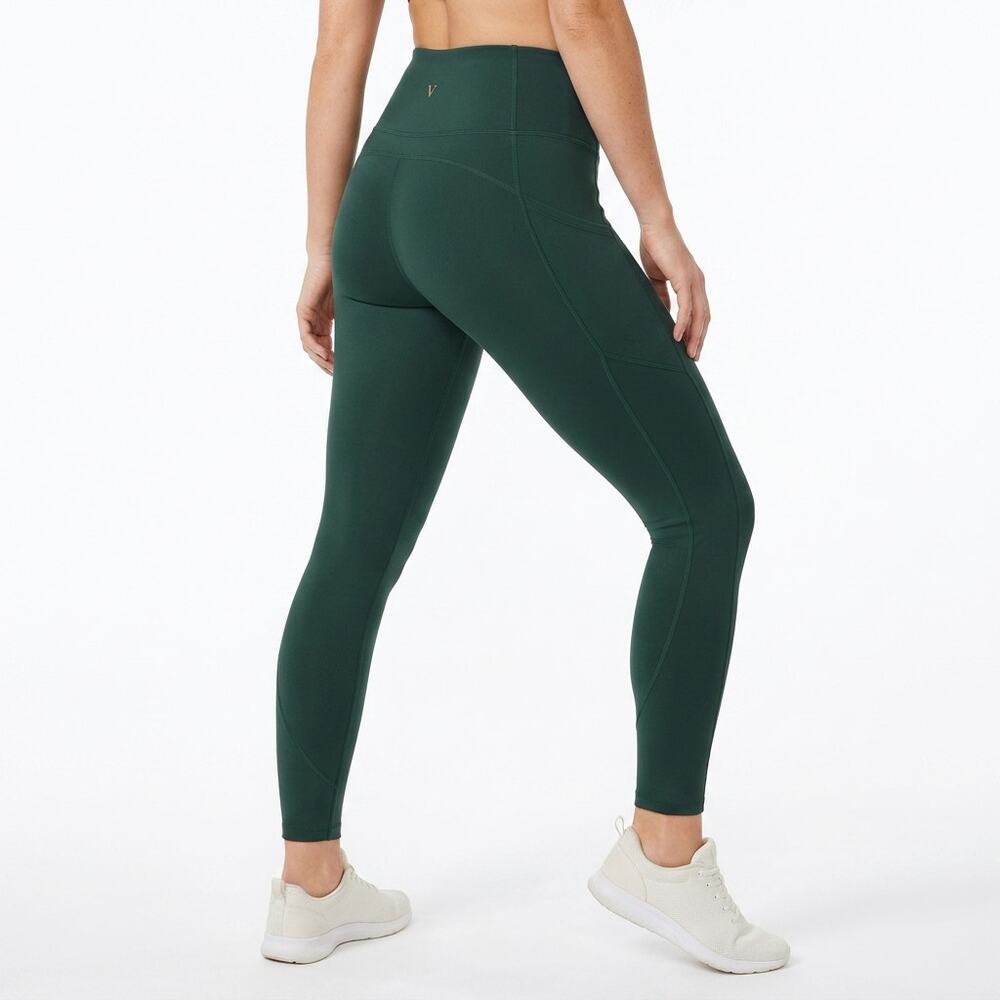 VICTORIA'S SECRET Green Stretch Leggings Women Size 2